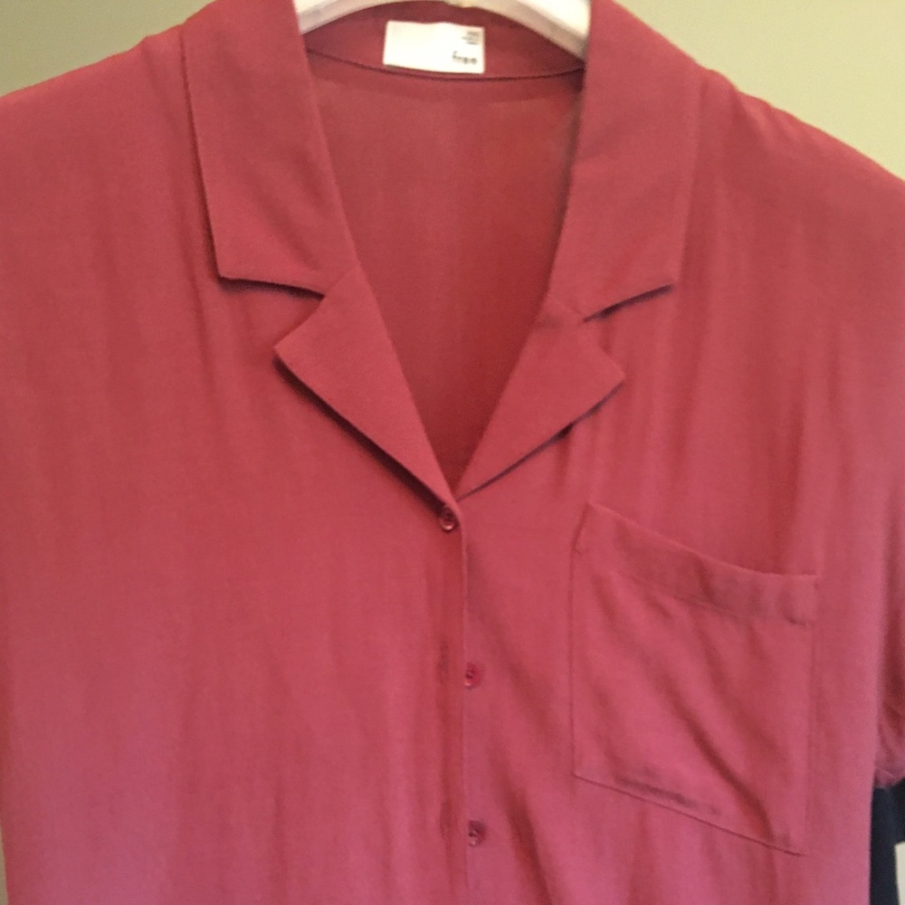Wilfred Aritzia rayon blouse